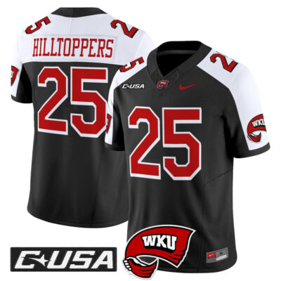 Western Kentucky Hilltoppers 2025 Vapor Limited Jersey - Black Alternate #25 Hilltoppers