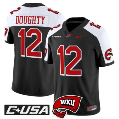Western Kentucky Hilltoppers 2025 Vapor Limited Jersey - Black Alternate Brandon Doughty
