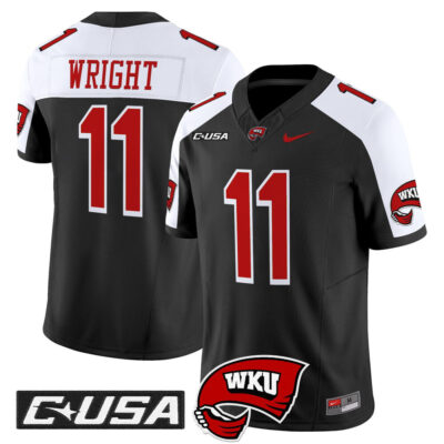 Western Kentucky Hilltoppers 2025 Vapor Limited Jersey - Black Alternate La'Vell Wright