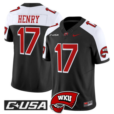 Western Kentucky Hilltoppers 2025 Vapor Limited Jersey - Black Alternate Matthew Henry