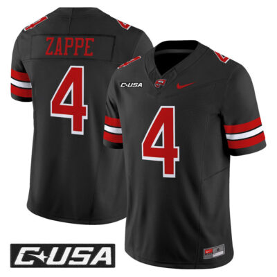 Western Kentucky Hilltoppers 2025 Vapor Limited Jersey - Black Bailey Zappe