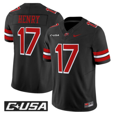 Western Kentucky Hilltoppers 2025 Vapor Limited Jersey - Black Matthew Henry