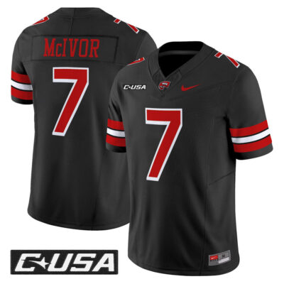 Western Kentucky Hilltoppers 2025 Vapor Limited Jersey - Black Maverick McIvor