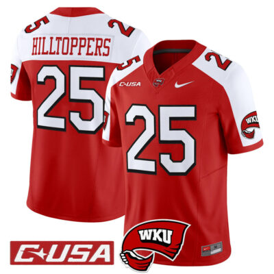 Western Kentucky Hilltoppers 2025 Vapor Limited Jersey - Red Alternate #25 Hilltoppers