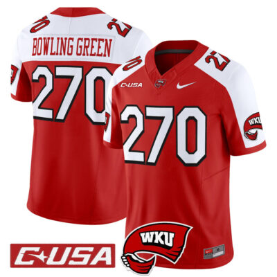 Western Kentucky Hilltoppers 2025 Vapor Limited Jersey - Red Alternate Bowling Green 270