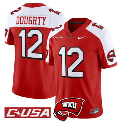 Western Kentucky Hilltoppers 2025 Vapor Limited Jersey - Red Alternate Brandon Doughty
