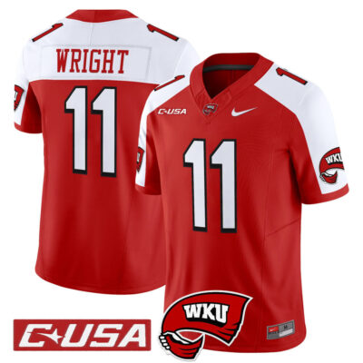 Western Kentucky Hilltoppers 2025 Vapor Limited Jersey - Red Alternate La'Vell Wright