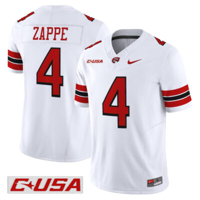 Western Kentucky Hilltoppers 2025 Vapor Limited Jersey - White Bailey Zappe