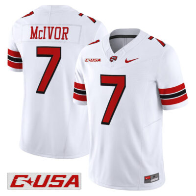 Western Kentucky Hilltoppers 2025 Vapor Limited Jersey - White Maverick McIvor