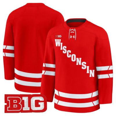 Wisconsin Badgers 2025/26 Premium Jersey - Red Team