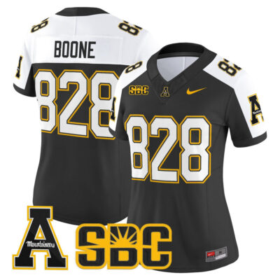 Women's App State Mountaineers 2025 Vapor Limited Jersey - Black Alternate Boone 828