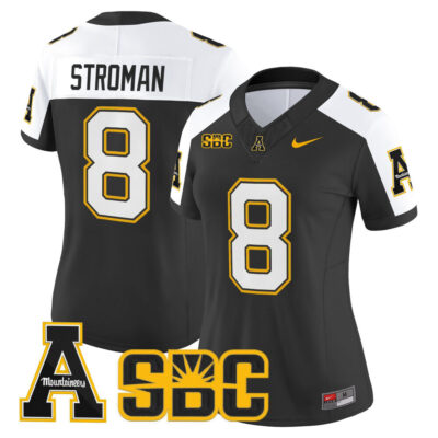 Women's App State Mountaineers 2025 Vapor Limited Jersey - Black Alternate Dalton Stroman