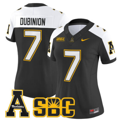 Women's App State Mountaineers 2025 Vapor Limited Jersey - Black Alternate Rashod Dubinion