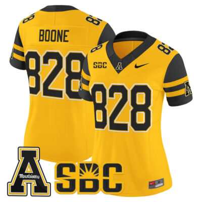 Women's App State Mountaineers 2025 Vapor Limited Jersey - Gold Boone 828