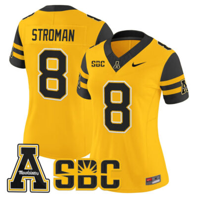 Women's App State Mountaineers 2025 Vapor Limited Jersey - Gold Dalton Stroman