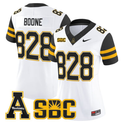 Women's App State Mountaineers 2025 Vapor Limited Jersey - White Boone 828