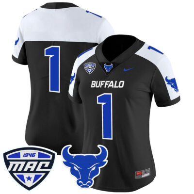 Women's Buffalo Bulls 2025 Vapor Limited Jersey - Black Alternate #1 Team