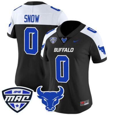 Women's Buffalo Bulls 2025 Vapor Limited Jersey - Black Alternate Victor Snow