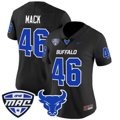 Women's Buffalo Bulls 2025 Vapor Limited Jersey - Black Khalil Mack
