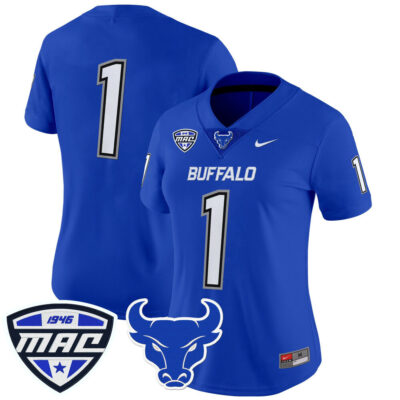 Women's Buffalo Bulls 2025 Vapor Limited Jersey - Blue #1 Team
