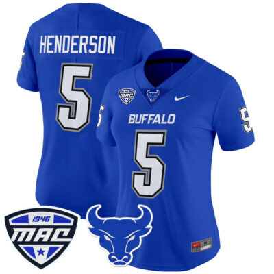 Women's Buffalo Bulls 2025 Vapor Limited Jersey - Blue Al-Jay Henderson