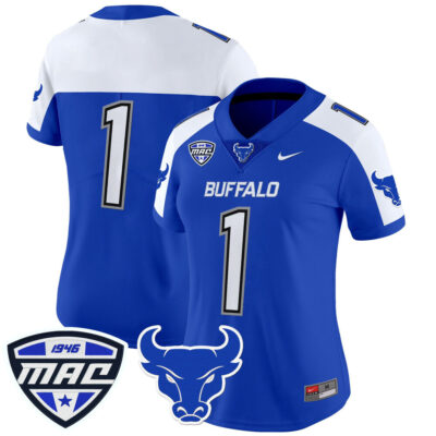 Women's Buffalo Bulls 2025 Vapor Limited Jersey - Blue Alternate #1 Team