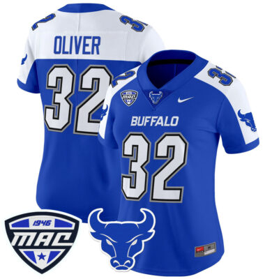 Women's Buffalo Bulls 2025 Vapor Limited Jersey - Blue Alternate Branden Oliver