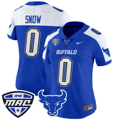 Women's Buffalo Bulls 2025 Vapor Limited Jersey - Blue Alternate Victor Snow