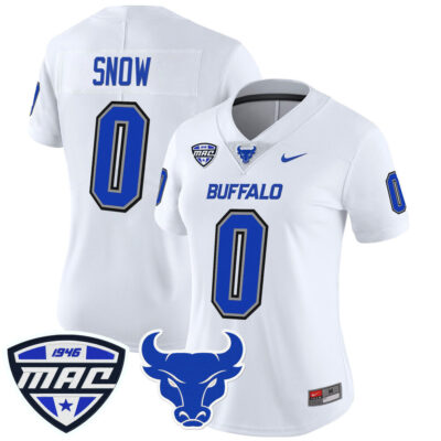 Women's Buffalo Bulls 2025 Vapor Limited Jersey - White Victor Snow