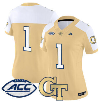 Women's Georgia Tech Yellow Jackets 2025 Vapor Limited Jersey - Gold Alternate #1 Team