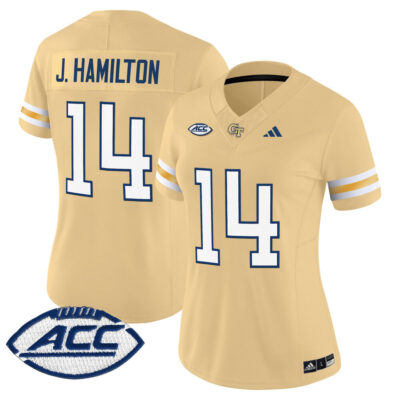 Women's Georgia Tech Yellow Jackets 2025 Vapor Limited Jersey - Gold Joe Hamilton