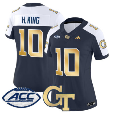 Women's Georgia Tech Yellow Jackets 2025 Vapor Limited Jersey - Navy Alternate Haynes King