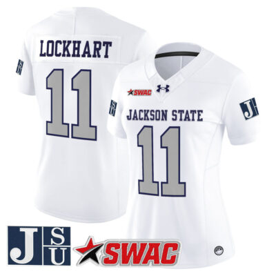 Women's Jackson State Tigers 2025 Vapor Limited Jersey - White Limited Jared Lockhart