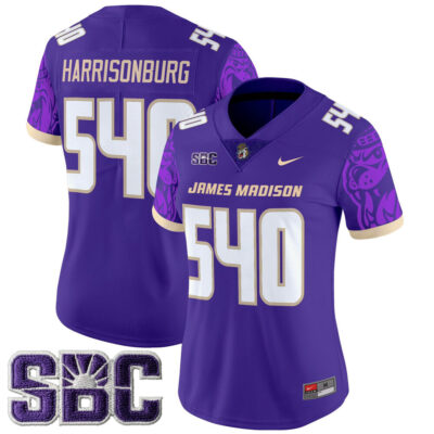Women's James Madison Dukes 2025 Vapor Limited Jersey - Purple Harrisonburg 540