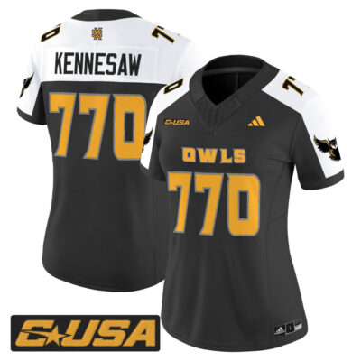 Women's Kennesaw State Owls 2025 Vapor Limited Jersey - Black Alternate Kennesaw 770
