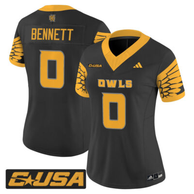 Women's Kennesaw State Owls 2025 Vapor Limited Jersey - Black Coleman Bennett
