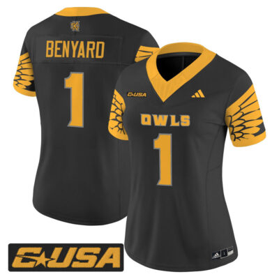 Women's Kennesaw State Owls 2025 Vapor Limited Jersey - Black Gabriel Benyard