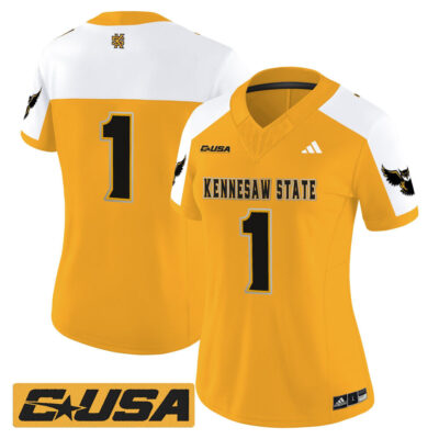 Women's Kennesaw State Owls 2025 Vapor Limited Jersey - Gold Alternate #1 Team