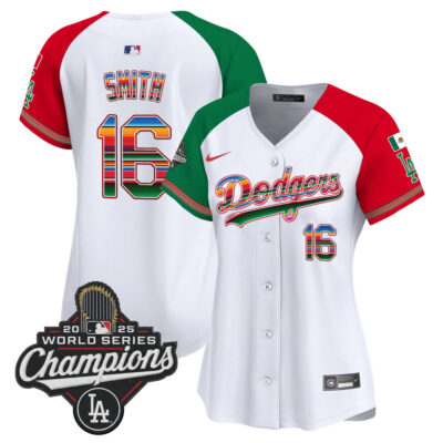 Women's LA Dodgers Mexico 2025 World Series Champions Vapor Premier Limited Jersey - Alternate / Will Smith