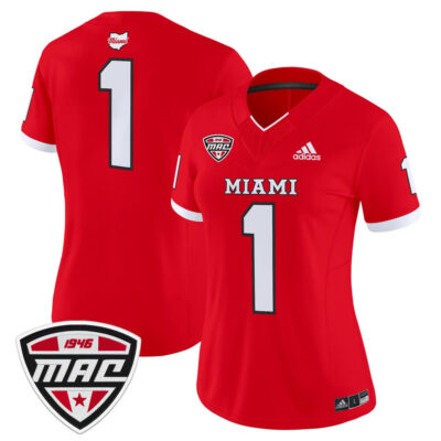 Women's Miami (OH) RedHawks 2025 Vapor Limited Jersey - Red #1 Team