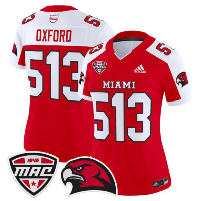 Women's Miami (OH) RedHawks 2025 Vapor Limited Jersey - Red Alternate Oxford 513