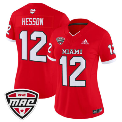 Women's Miami (OH) RedHawks 2025 Vapor Limited Jersey - Red Henry Hesson