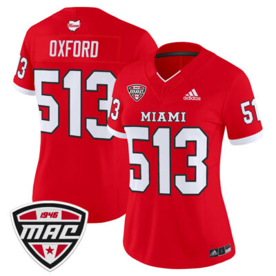 Women's Miami (OH) RedHawks 2025 Vapor Limited Jersey - Red Oxford 513