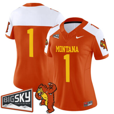 Women's Montana Grizzlies 1995 Throwback Vapor Limited Jersey - Orange Alternate #1 Team
