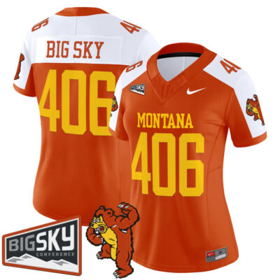 Women's Montana Grizzlies 1995 Throwback Vapor Limited Jersey - Orange Alternate Big Sky 406