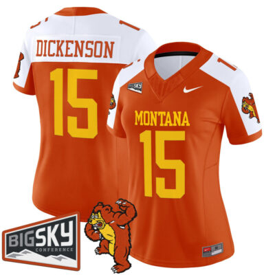 Women's Montana Grizzlies 1995 Throwback Vapor Limited Jersey - Orange Alternate Dave Dickenson