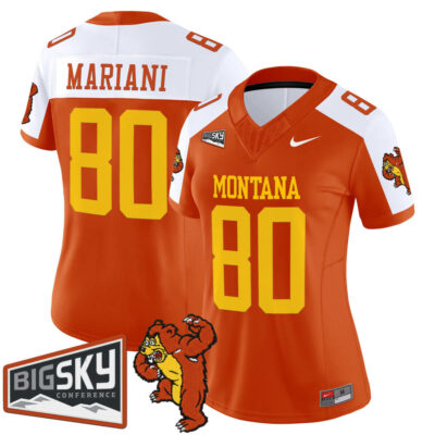 Women's Montana Grizzlies 1995 Throwback Vapor Limited Jersey - Orange Alternate Marc Mariani