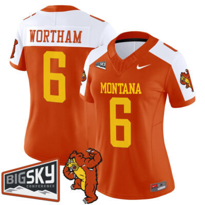 Women's Montana Grizzlies 1995 Throwback Vapor Limited Jersey - Orange Alternate Michael Wortham