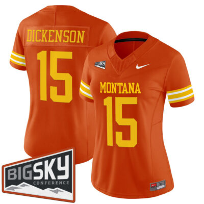 Women's Montana Grizzlies 1995 Throwback Vapor Limited Jersey - Orange Dave Dickenson
