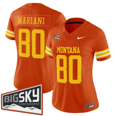 Women's Montana Grizzlies 1995 Throwback Vapor Limited Jersey - Orange Marc Mariani
